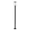 Z-Lite Sheridan 1 Light Outdoor Post Mounted Fixture, Black And Seedy 594PHBS-536P-BK - alternate 2